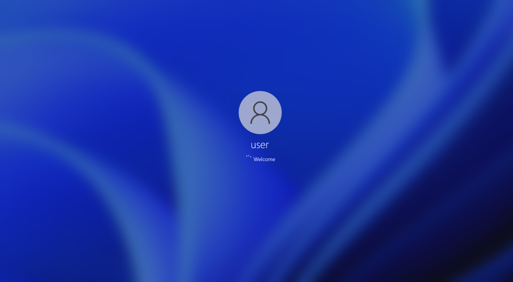 Ekran powitalny Windows 11